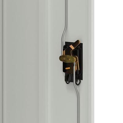 Archiefkast 90x40x105 cm staal lichtgrijs