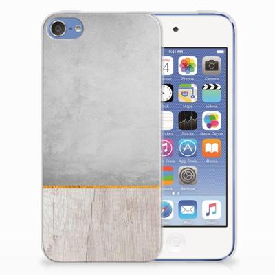 Apple iPod Touch 5 | 6 | Bumper Hoesje | Wood Concrete