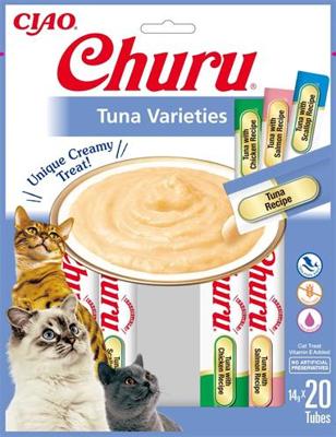 INABA Churu Variety box Tuna - Kattensnoepje - 20 x 14g
