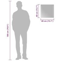 VidaXL Badkamerspiegel led 40x40 cm - thumbnail