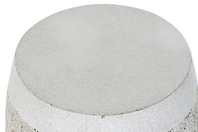 Bijzettafel DKD Home Decor Wit Multicolour Gouden Metaal 40 x 40 x 42 cm