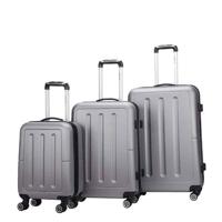 Decent trolleyset Neon-Fix 3 stuks grijs - thumbnail