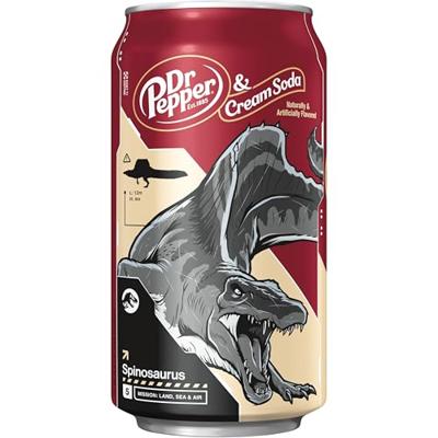 Dr Pepper - Cream Soda - 12x 355ml - thumbnail