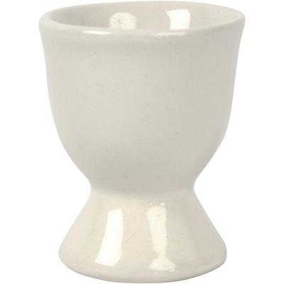 Creativ Company Eierdop, h: 6,5 cm, off-white, 12 stuk/ 1 doos