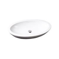 Waskom Sapho Sistema Ovaal 75x42x16 cm Keramiek Wit Sapho - thumbnail