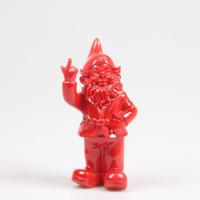 Stoobz Design Stoobz kabouter f*ck you rood 20cm - thumbnail