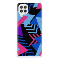 Samsung Galaxy A22 4G | M22 | TPU Hoesje | Funky Triangle - thumbnail