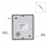 Kansas LED wandlamp - 7 Watt 560lm - 3000K warm wit - IP65 waterdicht - Up Down Lamp - Grijs - Kubus - Voor binnen en buiten - thumbnail