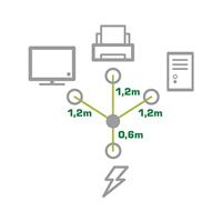 InLine 16653B electriciteitssnoer - thumbnail