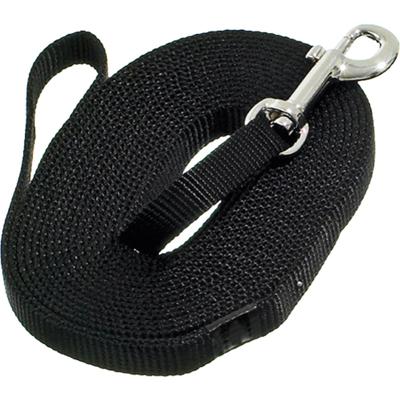 Trainings- en Zoeklijn Ziggi Zwart - 1500 cm x 20 mm 1500 cm x 20 mm Flamingo Zwart