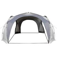 Partytent waterdicht wit en grijs - thumbnail