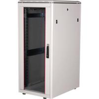 ROLINE 19-inch netwerkkast Pro 26 U, 600x800 BxD Glazen deur grijs - thumbnail