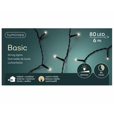 Kerstverlichting Basic 80LED warmwit