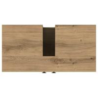 Wastafelkast 60x30x60 cm spaanplaat ambachtelijk eikenkleurig - thumbnail