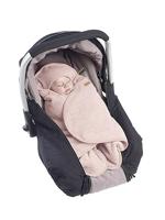 Deken BEABA Babynomade® met fleece voering roze (poederkleur) - thumbnail