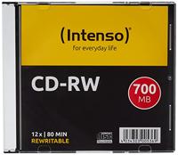 Intenso 2801622 CD-RW disc 700 MB 10 stuk(s) Slimcase Herschrijfbaar - thumbnail
