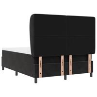 Boxspring bed met matras Zwart 140 x 200 cm Fluweel - thumbnail