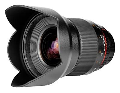 Samyang 16 mm T2.2 ED AS UMC CS Sony E doelwit zwart