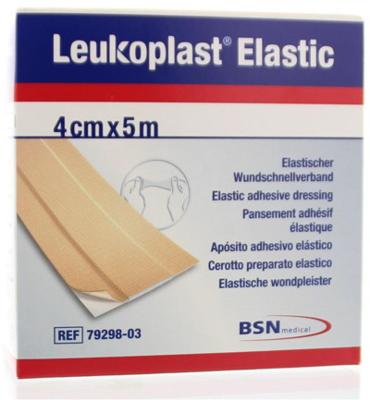 Leukoplast Elastic Wondpleister 4cm x 5m Leukoplast Elastic Wondpleister 4cm x 5m