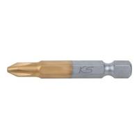KS Tools 911.2644 9112644 Kruis-bit PH 2 Speciaal staal Titanium gecoat C 6.3 1 stuk(s) - thumbnail