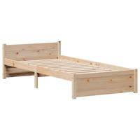 Bedframe zonder matras massief grenenhout 120x200 cm - thumbnail