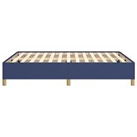 Bedframe zonder matras stof blauw 140x200 cm - thumbnail