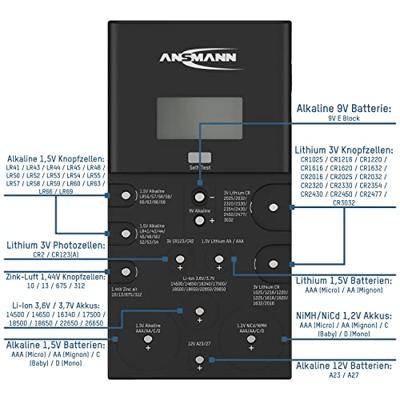 Ansmann Energy Check LCD batterijtester