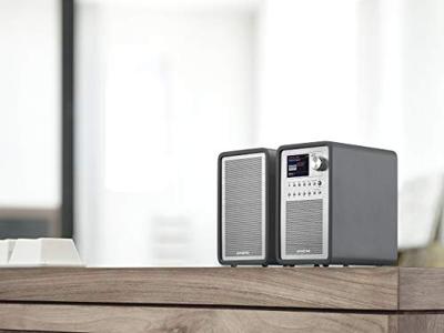 Sangean WFR-70 (SmartLink 1) Internetradio DAB+, VHF (FM), Internet AUX, USB, Internetradio Spotify, Geschikt voor DLNA Grijs