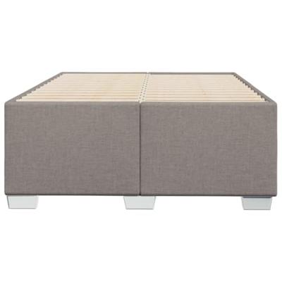Bedframe zonder matras 120x200 cm stof taupe