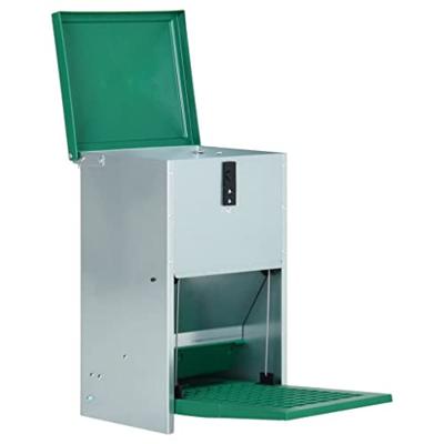 VidaXL Pluimveevoerbak automatisch met pedaal 8 kg VidaXL Pluimveevoerbak automatisch met pedaal 8 kg