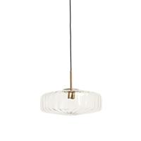 Light & Living Hanglamp 'Pleat' Glas, 30cm, kleur Transparant - thumbnail
