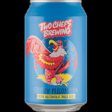 Two Chefs Brewing Funky Falcon 0.2% Non Alcoholic Pale Ale Blik 330 ml bij Jumbo
