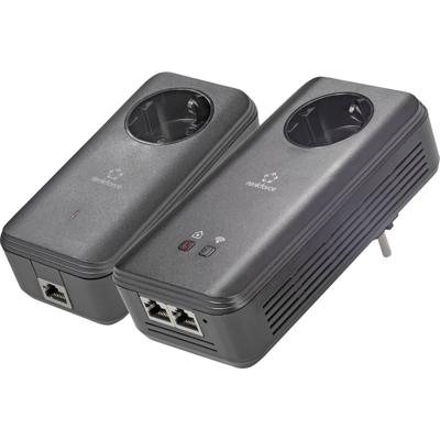 Renkforce PL1200D WiFi Powerline WiFi starterkit RF-4613334 1.2 GBit/s Renkforce PL1200D WiFi Powerline WiFi starterkit RF-4613334 1.2 GBit/s
