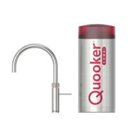 Quooker Fusion round met COMBI boiler 3-in-1 kokend water kraan RVS - thumbnail