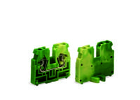 WAGO 869-307 Doorgangsklem Veerklem Groen, Geel 100 stuk(s) - thumbnail