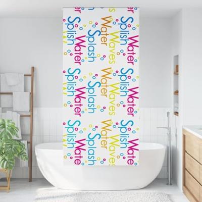 Doucherolgordijn 110x240 cm stofbreedte 106 cm