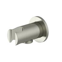 Hotbath Archie Wandsteun - uitlaat - geschikt voor handdouchehouder - RVS AR515IX - thumbnail