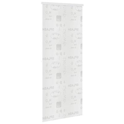 VidaXL Rolgordijn voor douche 100x240 cm splash