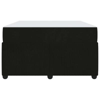 Bedframe met matras Zwart 120 x 200 cm Stof