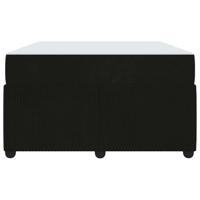 Bedframe met matras Zwart 120 x 200 cm Stof - thumbnail