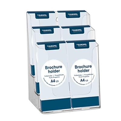 Europel folderhouder, 6 x ft 1/3 A4 Europel folderhouder, 6 x ft 1/3 A4