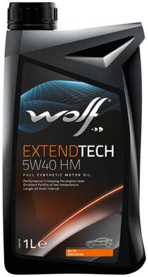 Wolf motorolie "extendtech hm". motoroil 5w40 1l extendtech hm