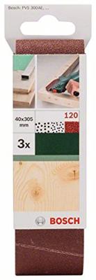 Bosch Accessories 2609256183 Schuurband Korrelgrootte (num) 80 (l x b) 303 mm x 40 mm 3 stuk(s)