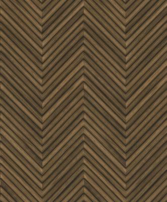 Marburg Travertino Behang met houten Hongaarse punt motief - 33378