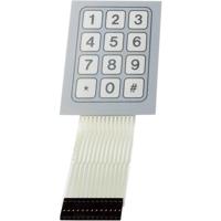 TRU COMPONENTS SU709930 Folietoetsenbord Keypad matrix 3 x 4 1 stuk(s) - thumbnail