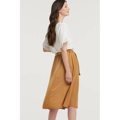 Transfer top met ruches wit