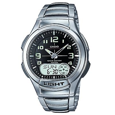 Casio AQ-180WD-1B Unisex Horloge 41mm