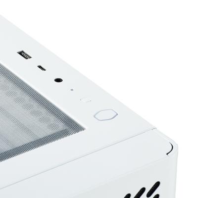 Cooler Master E502-WGNN-S00 Elite 502 Midi-Tower, ATX, Window, 3x 120mm ARGB, USB Type-C, White