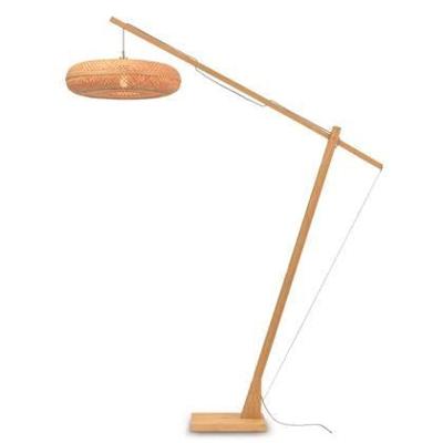 GOOD&MOJO Vloerlamp 'Palawan' Bamboe, 207cm, kleur Naturel