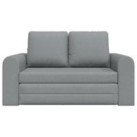 Slaapbank Lichtgrijs 148 x 71 x 83 cm Stof - thumbnail